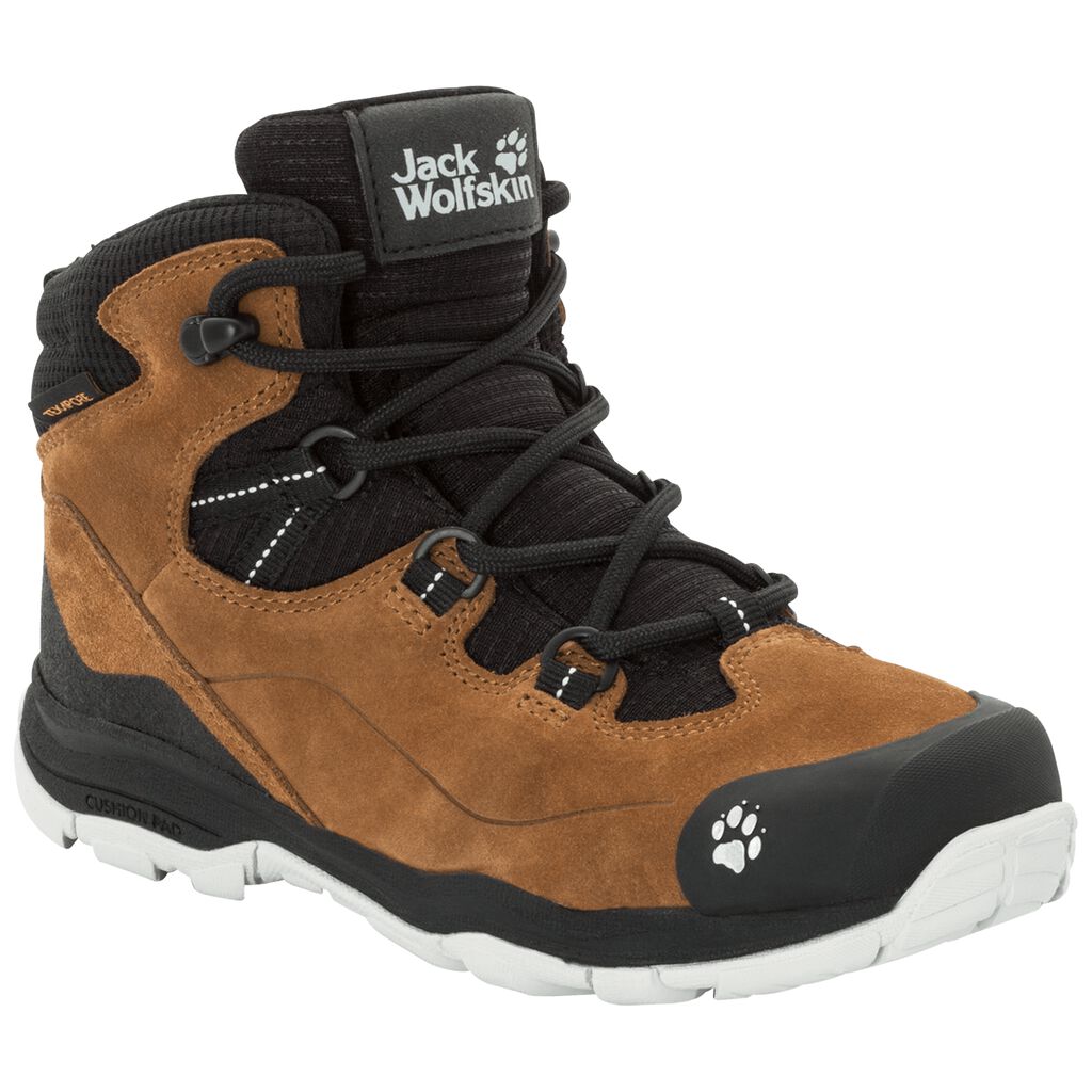 Jack Wolfskin MTN ATTACK 3 LT TEXAPORE MID ορειβατικα παπουτσια παιδικά καφε/μαυρα | GR1384494